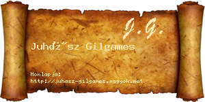 Juhász Gilgames névjegykártya